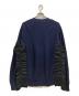 sacai (サカイ) MA-1ドッキング モックニット ネイビー×ブラック サイズ:3：30000円