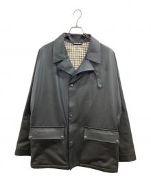 HEUGN（ユーゲン）の古着「DAN モーターサイクルブルゾン」｜ブラック
