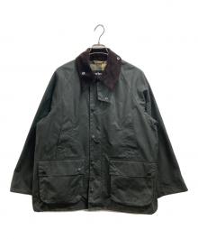 Barbour（バブアー）の古着「Oversized Bedale Waxed Jacket」｜オリーブ