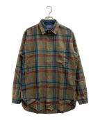 PENDLETONペンドルトン）の古着「フランネルチェックシャツ」｜ベージュ