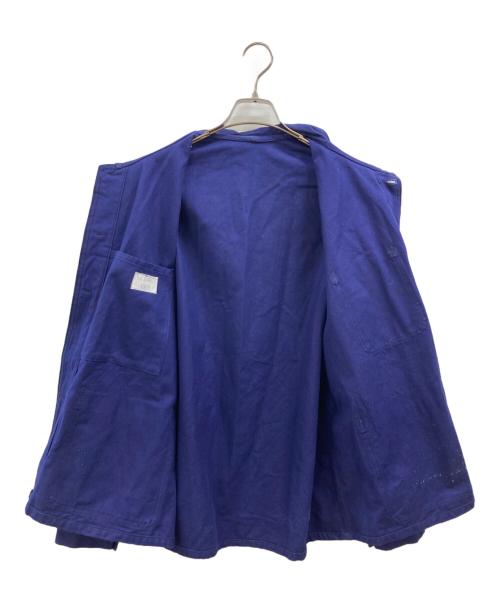 USED（ユーズド）USED (ユーズド) フレンチワークジャケット ネイビー サイズ:不明(実寸参照)の古着・服飾アイテム