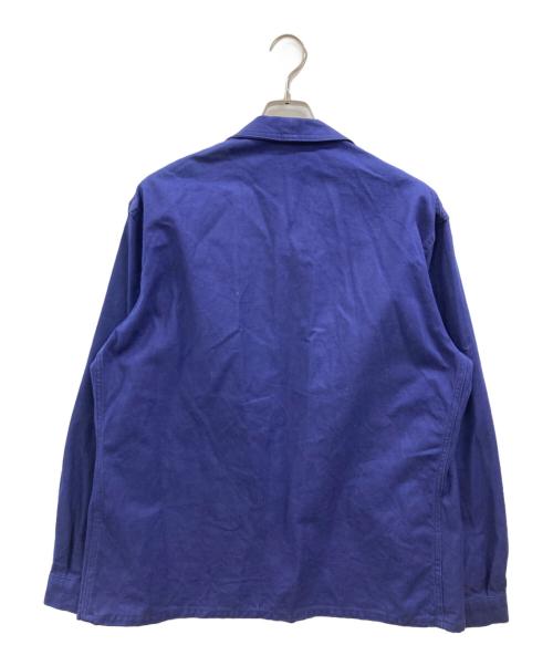 USED（ユーズド）USED (ユーズド) フレンチワークジャケット ネイビー サイズ:不明(実寸参照)の古着・服飾アイテム