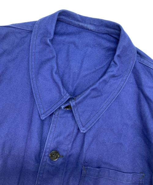 USED（ユーズド）USED (ユーズド) フレンチワークジャケット ネイビー サイズ:不明(実寸参照)の古着・服飾アイテム