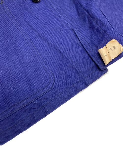 USED（ユーズド）USED (ユーズド) フレンチワークジャケット ネイビー サイズ:不明(実寸参照)の古着・服飾アイテム