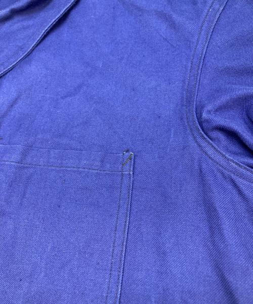 USED（ユーズド）USED (ユーズド) フレンチワークジャケット ネイビー サイズ:不明(実寸参照)の古着・服飾アイテム