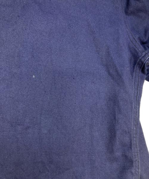 USED（ユーズド）USED (ユーズド) フレンチワークジャケット ネイビー サイズ:不明(実寸参照)の古着・服飾アイテム