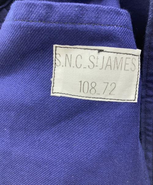 USED（ユーズド）USED (ユーズド) フレンチワークジャケット ネイビー サイズ:不明(実寸参照)の古着・服飾アイテム