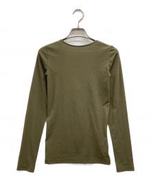 D-VEC（ディーベック）の古着「W'S STRETCH JERSEY L/S TEE」｜カーキ