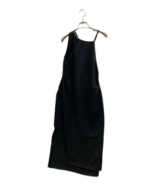 D-VEC（ディーベック）D-VEC (ディーベック) W'S WAT PL DOUBLE WEAVE N/S ONEPIECE ブラック サイズ:1 未使用品の古着・服飾アイテム