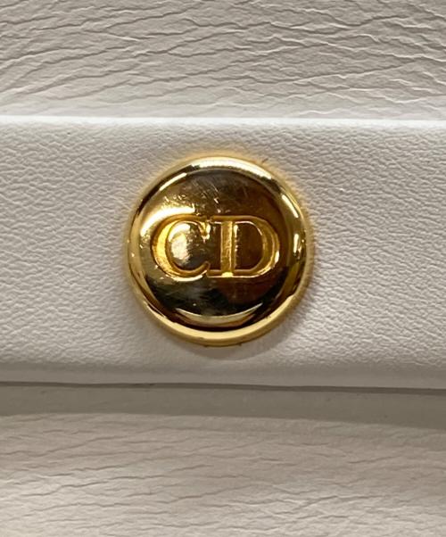 Christian Dior（クリスチャン ディオール）Christian Dior (クリスチャン ディオール) クリアハンドルハンドバッグ ホワイトの古着・服飾アイテム