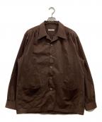 garohガロウ）の古着「jacket07 コットンサテンチョアジャケット」｜ブラウン