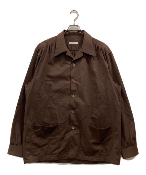 garoh（ガロウ）GAROH (ガロウ) jacket07 コットンサテンチョアジャケット ブラウン サイズ:XLの古着・服飾アイテム