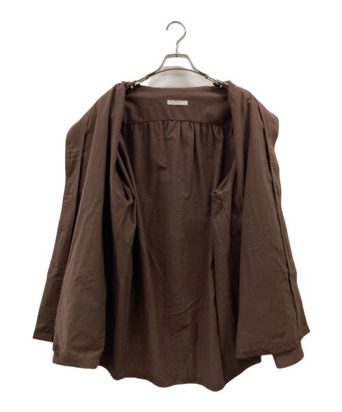 garoh（ガロウ）GAROH (ガロウ) jacket07 コットンサテンチョアジャケット ブラウン サイズ:XLの古着・服飾アイテム