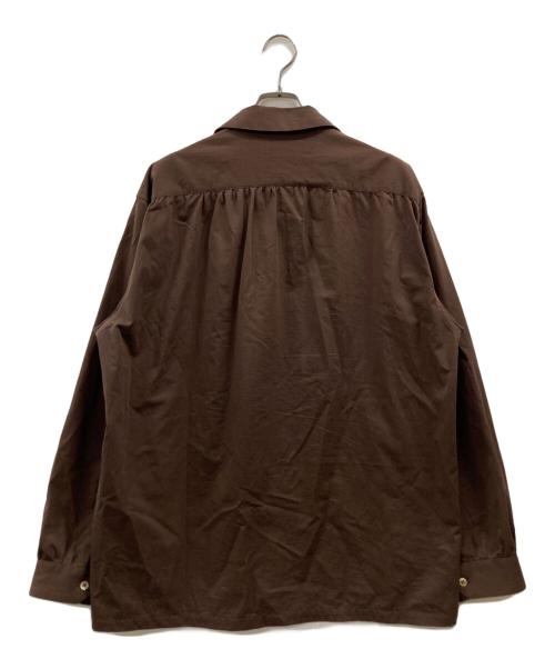 garoh（ガロウ）GAROH (ガロウ) jacket07 コットンサテンチョアジャケット ブラウン サイズ:XLの古着・服飾アイテム
