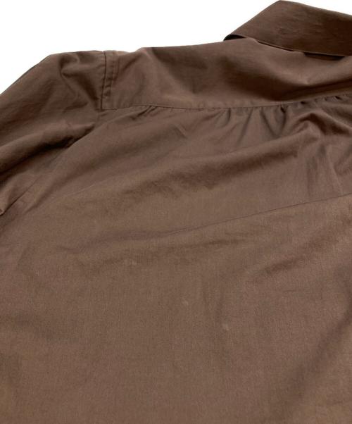 garoh（ガロウ）GAROH (ガロウ) jacket07 コットンサテンチョアジャケット ブラウン サイズ:XLの古着・服飾アイテム