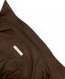 中古・古着 GAROH (ガロウ) jacket07 コットンサテンチョアジャケット ブラウン サイズ:XL：13000円