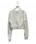 FENDI (フェンディ) MARC JACOBS (マークジェイコブス) クロップドロゴスウェット ホワイト サイズ:M：25000円