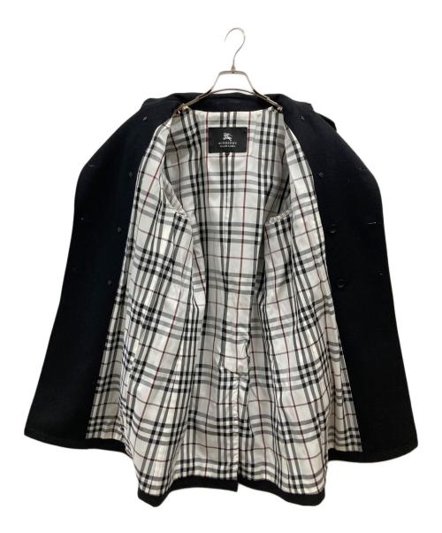 BURBERRY BLACK LABEL（バーバリーブラックレーベル）BURBERRY BLACK LABEL (バーバリーブラックレーベル) カシミヤ混ウールノバチェックトレンチコート ブラック サイズ:Lの古着・服飾アイテム