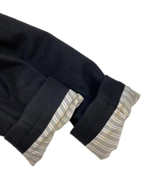 BURBERRY BLACK LABEL（バーバリーブラックレーベル）BURBERRY BLACK LABEL (バーバリーブラックレーベル) カシミヤ混ウールノバチェックトレンチコート ブラック サイズ:Lの古着・服飾アイテム