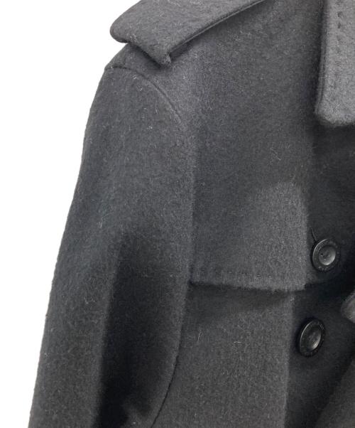BURBERRY BLACK LABEL（バーバリーブラックレーベル）BURBERRY BLACK LABEL (バーバリーブラックレーベル) カシミヤ混ウールノバチェックトレンチコート ブラック サイズ:Lの古着・服飾アイテム