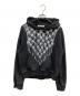 TANAKADAISUKE（タナカダイスケ）の古着「《STUDIOUS別注》rhombus metal print bijou hoodie」｜ブラック
