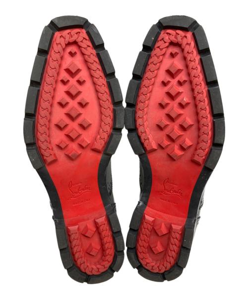 Christian Louboutin（クリスチャン・ルブタン）Christian Louboutin (クリスチャン・ルブタン) エナメルウィングチップシューズ ブラック サイズ:36の古着・服飾アイテム