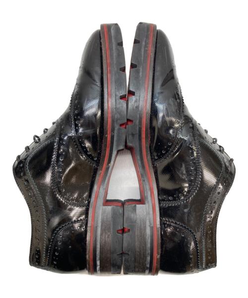 Christian Louboutin（クリスチャン・ルブタン）Christian Louboutin (クリスチャン・ルブタン) エナメルウィングチップシューズ ブラック サイズ:36の古着・服飾アイテム