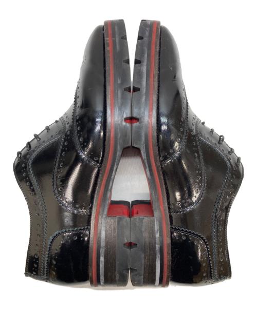 Christian Louboutin（クリスチャン・ルブタン）Christian Louboutin (クリスチャン・ルブタン) エナメルウィングチップシューズ ブラック サイズ:36の古着・服飾アイテム
