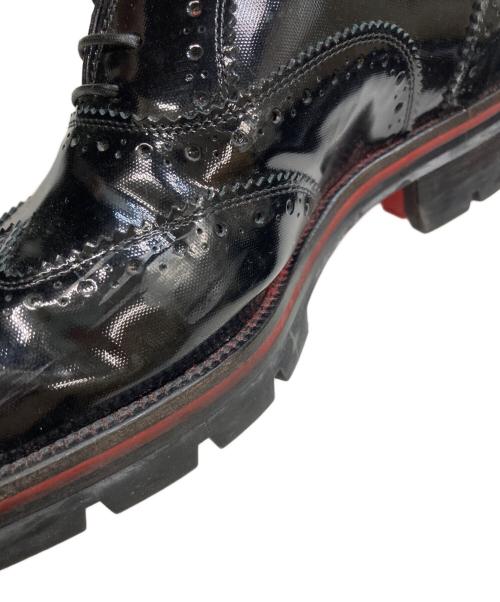 Christian Louboutin（クリスチャン・ルブタン）Christian Louboutin (クリスチャン・ルブタン) エナメルウィングチップシューズ ブラック サイズ:36の古着・服飾アイテム