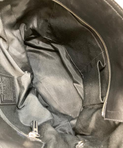 COACH（コーチ）COACH (コーチ) 2WAYレザートートバッグ ブラックの古着・服飾アイテム