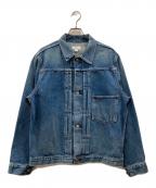 HYKEハイク）の古着「DENIM JACKET TYPE 1/REGULAR FIT」｜ブルー