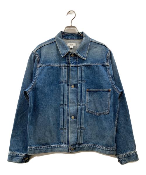 HYKE（ハイク）HYKE (ハイク) DENIM JACKET TYPE 1/REGULAR FIT ブルー サイズ:XLの古着・服飾アイテム