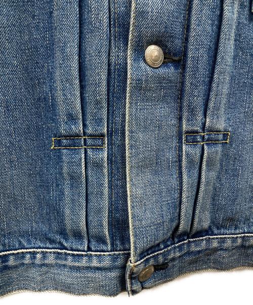 HYKE（ハイク）HYKE (ハイク) DENIM JACKET TYPE 1/REGULAR FIT ブルー サイズ:XLの古着・服飾アイテム