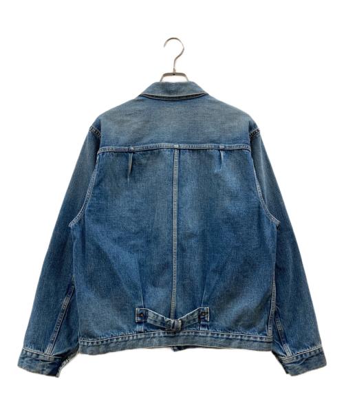 HYKE（ハイク）HYKE (ハイク) DENIM JACKET TYPE 1/REGULAR FIT ブルー サイズ:XLの古着・服飾アイテム