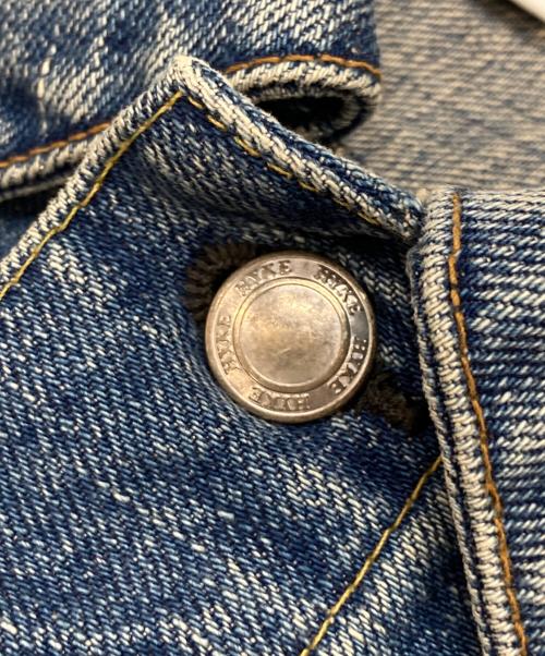 HYKE（ハイク）HYKE (ハイク) DENIM JACKET TYPE 1/REGULAR FIT ブルー サイズ:XLの古着・服飾アイテム