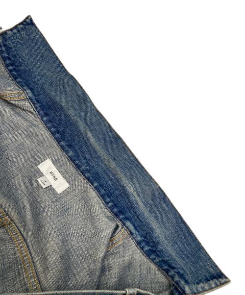 HYKE（ハイク）HYKE (ハイク) DENIM JACKET TYPE 1/REGULAR FIT ブルー サイズ:XLの古着・服飾アイテム