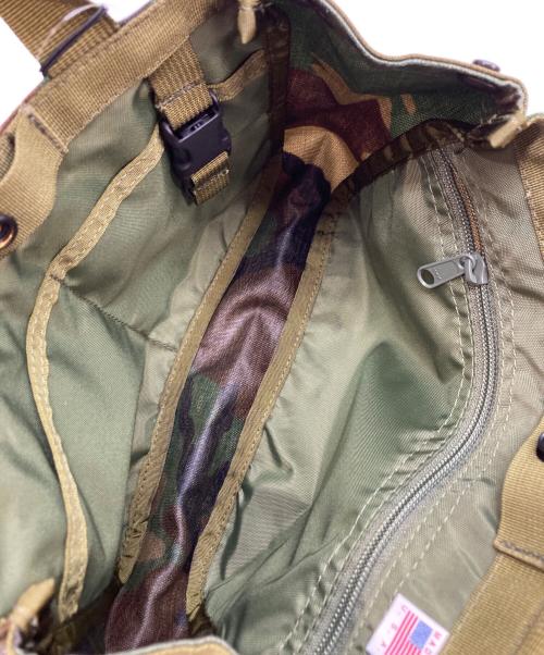 BRIEFING（ブリーフィング）BRIEFING (ブリーフィング) BEAMS GOLF (ビームスゴルフ) ウッドランドカモ カートバッグ グリーンの古着・服飾アイテム
