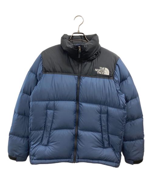THE NORTH FACE（ザ ノース フェイス）THE NORTH FACE (ザ ノース フェイス) ダウンジャケット ネイビー×ブラック サイズ:Sの古着・服飾アイテム