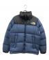THE NORTH FACE（ザ ノース フェイス）の古着「ダウンジャケット」｜ネイビー×ブラック