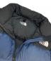 中古・古着 THE NORTH FACE (ザ ノース フェイス) ダウンジャケット ネイビー×ブラック サイズ:S：15000円