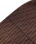 中古・古着 FENDI (フェンディ) ズッカ柄マフラー ブラウン：10000円