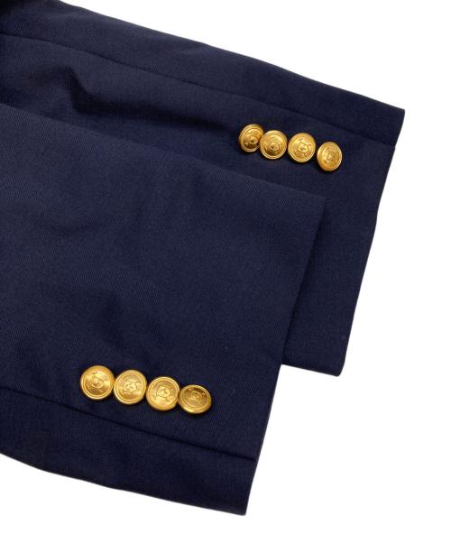 LAUREN RALPH LAUREN（ローレン ラルフ ローレン）LAUREN RALPH LAUREN (ローレン ラルフ ローレン) 金ボタンテーラードジャケット ネイビー サイズ:41の古着・服飾アイテム