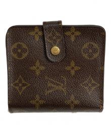 LOUIS VUITTON（ルイ ヴィトン）の古着「2つ折り財布」｜ブラウン