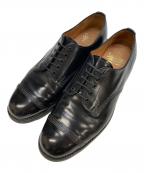 SANDERSサンダース）の古着「MILITARY DERBY SHOE/ストレートチップシューズ」｜ブラック