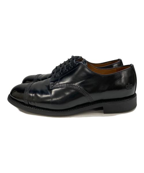 SANDERS（サンダース）SANDERS (サンダース) MILITARY DERBY SHOE/ストレートチップシューズ ブラック サイズ:6の古着・服飾アイテム