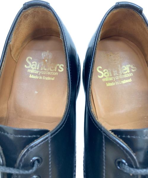 SANDERS（サンダース）SANDERS (サンダース) MILITARY DERBY SHOE/ストレートチップシューズ ブラック サイズ:6の古着・服飾アイテム