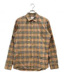 BURBERRY（バーバリー）の古着「ノバチェックシャツ」｜ベージュ