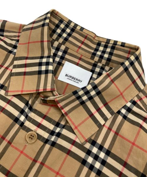 BURBERRY（バーバリー）BURBERRY (バーバリー) ノバチェックシャツ ベージュ サイズ:Mの古着・服飾アイテム
