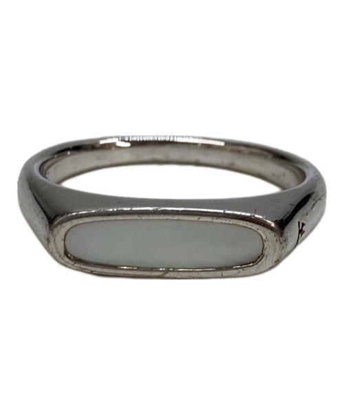 TOM WOOD（トムウッド）TOM WOOD (トムウッド) MARIO RING White MOP シルバー サイズ:表記なし（実寸参照）の古着・服飾アイテム