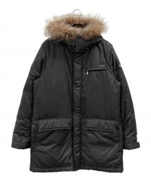 BURBERRY BLACK LABEL（バーバリーブラックレーベル）の古着「フォックスファーダウンジャケット」｜ブラック
